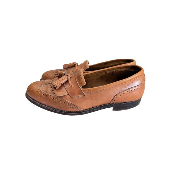 Alden 610 Wingtip Kiltie Tassel Loafer Size 9.5 Mens B/D Brown Leather USA main image 14
